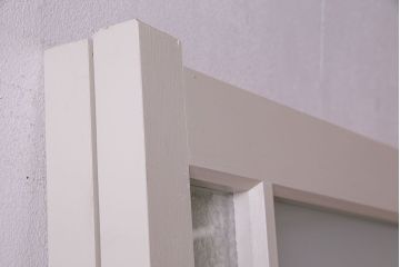 ラフジュ工房オリジナル　優しげで愛らしいカラーの引き戸(建具、ガラス戸)2枚セット