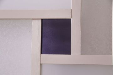 ラフジュ工房オリジナル　優しげで愛らしいカラーの引き戸(建具、ガラス戸)2枚セット
