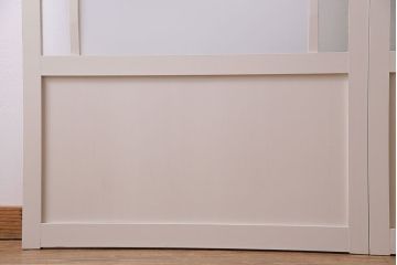 ラフジュ工房オリジナル　優しげで愛らしいカラーの引き戸(建具、ガラス戸)2枚セット