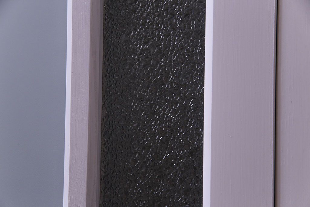 ペイント建具　色ガラス　淡いカラーに色ガラスが映えるガラス戸4枚セット(引き戸、建具)(R-030419)