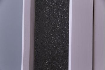 ペイント建具　色ガラス　淡いカラーに色ガラスが映えるガラス戸4枚セット(引き戸、建具)(R-030419)