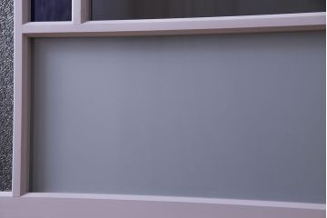 ペイント建具　色ガラス　淡いカラーに色ガラスが映えるガラス戸4枚セット(引き戸、建具)(R-030419)