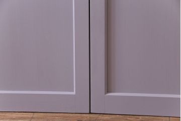 ペイント建具　色ガラス　淡いカラーに色ガラスが映えるガラス戸4枚セット(引き戸、建具)(R-030419)