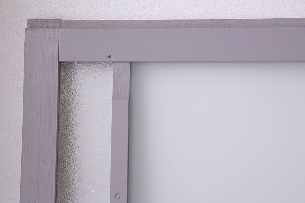 ペイント建具　色ガラス　淡いカラーに色ガラスが映えるガラス戸4枚セット(引き戸、建具)(R-030419)