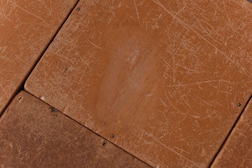 アンティーク雑貨　昭和レトロ　大きな積み木セット【四角形/6ヶ組】(飾り台、花台、ディスプレイ雑貨)