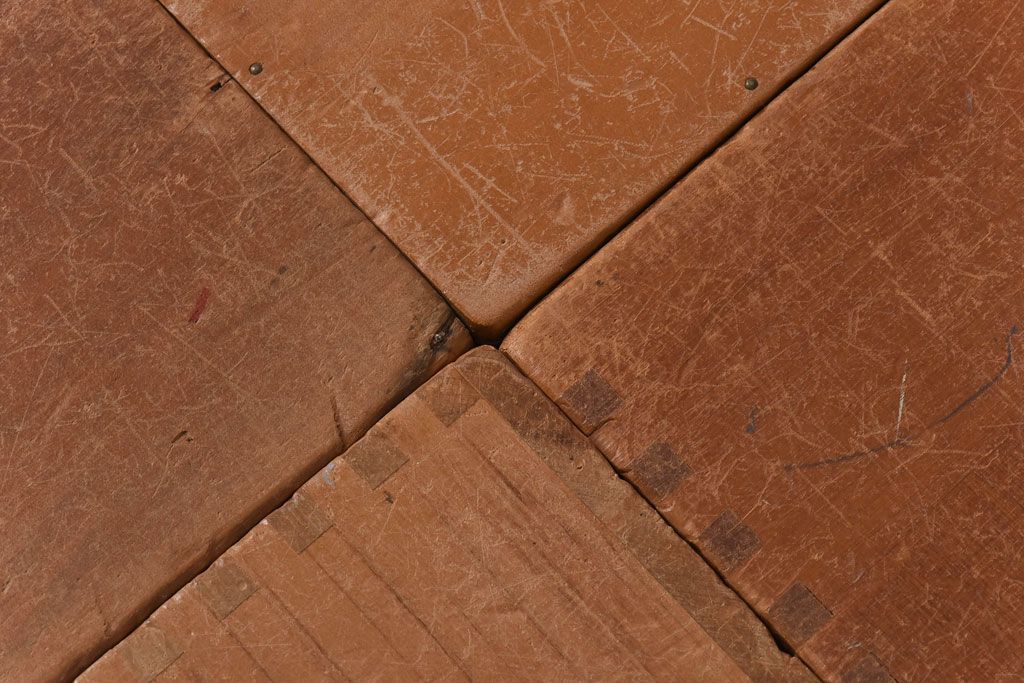 アンティーク雑貨　昭和レトロ　大きな積み木セット【四角形/6ヶ組】(飾り台、花台、ディスプレイ雑貨)