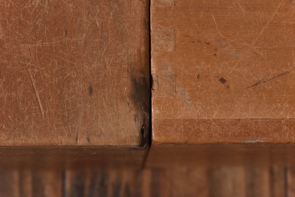 アンティーク雑貨　昭和レトロ　大きな積み木セット【四角形/6ヶ組】(飾り台、花台、ディスプレイ雑貨)