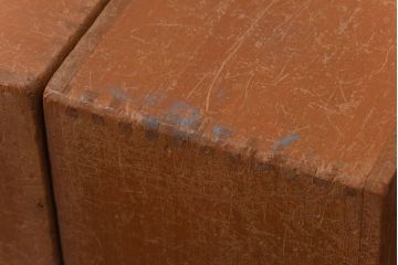 アンティーク雑貨　昭和レトロ　大きな積み木セット【四角形/6ヶ組】(飾り台、花台、ディスプレイ雑貨)