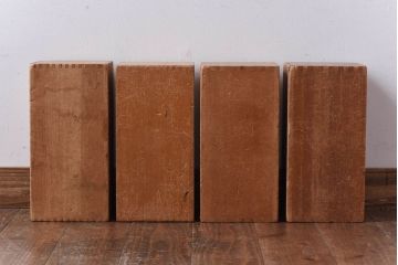 アンティーク雑貨　昭和レトロ　大きな積み木セット【長方形/4ヶ組】(飾り台、花台、ディスプレイ雑貨)