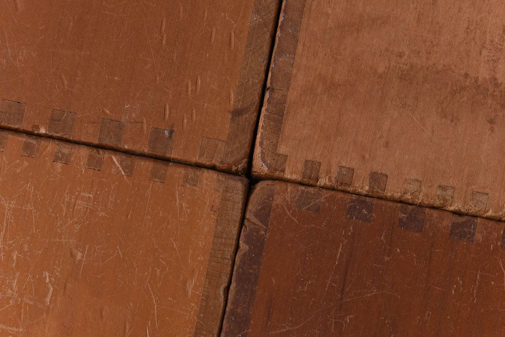 アンティーク雑貨　昭和レトロ　大きな積み木セット【長方形/4ヶ組】(飾り台、花台、ディスプレイ雑貨)