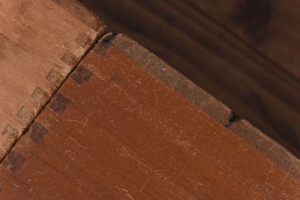 アンティーク雑貨　昭和レトロ　大きな積み木セット【長方形/4ヶ組】(飾り台、花台、ディスプレイ雑貨)