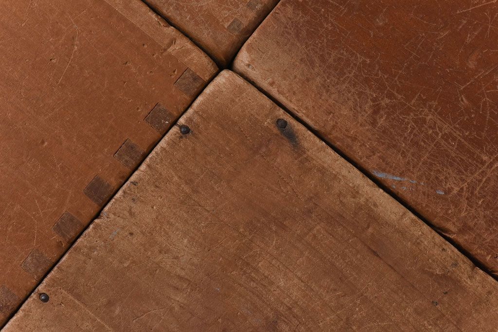 アンティーク雑貨　昭和レトロ　大きな積み木セット【長方形/4ヶ組】(飾り台、花台、ディスプレイ雑貨)