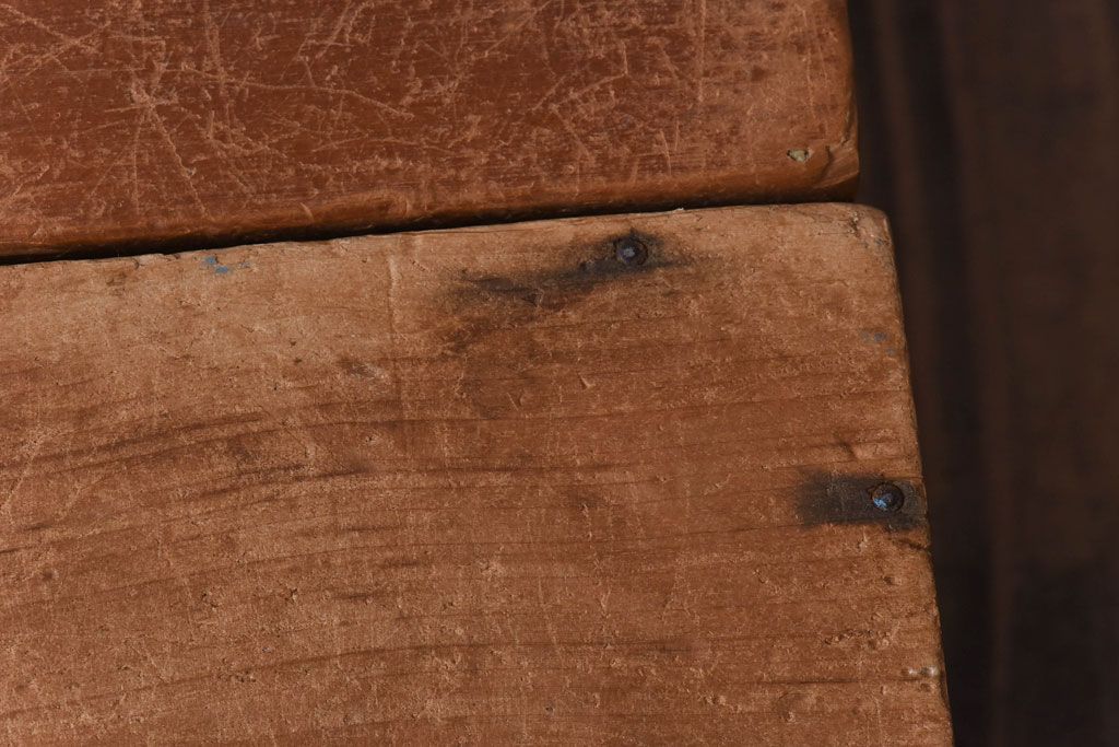 アンティーク雑貨　昭和レトロ　大きな積み木セット【長方形/4ヶ組】(飾り台、花台、ディスプレイ雑貨)