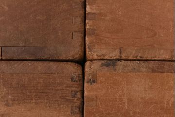 アンティーク雑貨　昭和レトロ　昭和レトロ　大きな積み木セット【四角形/9ヶ組】(飾り台、花台、ディスプレイ雑貨)