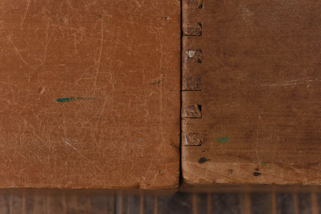 アンティーク雑貨　昭和レトロ　昭和レトロ　大きな積み木セット【四角形/9ヶ組】(飾り台、花台、ディスプレイ雑貨)