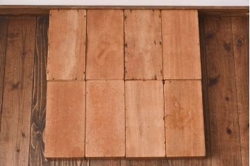 アンティーク雑貨　昭和レトロ　大きな積み木セット【うすい長方形/9ヶ組】(飾り台、花台、ディスプレイ雑貨)