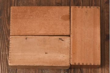 アンティーク雑貨　昭和レトロ　大きな積み木セット【四角形/6ヶ組】(飾り台、花台、ディスプレイ雑貨)(1)