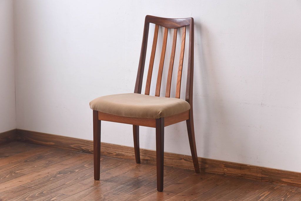 G-plan チーク ダイニングチェア G-planジープラン・フレスコ【チーク】ダイニングチェア4脚