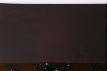 中古美品　岩谷堂　豪華な南部鉄器が存在感を放つサイドボード(チェスト、引き出し)(定価約69万円)(R-030447)