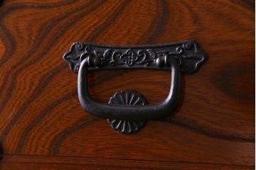 民芸家具　ケヤキ材　作りの良さが窺える上質な重ねの和タンス(整理箪笥、引き出し)(R-030448)