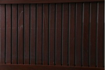 和製アンティーク　総ケヤキ材　使い勝手の良いガラス入れリメイクの蔵戸(引き戸、建具、玄関戸)