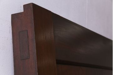 和製アンティーク　総ケヤキ材　重厚な佇まいが魅力の蔵戸(引き戸、建具、玄関戸)