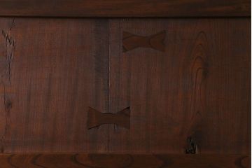 和製アンティーク　総ケヤキ材　重厚な佇まいが魅力の蔵戸(引き戸、建具、玄関戸)