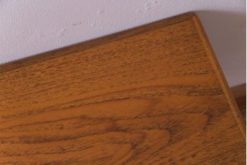 ヴィンテージ家具　北欧ビンテージ　G-PLAN(ジープラン)　ガラストップが格好良いレクタングルテーブル(センターテーブル、ローテーブル)(R-030468)