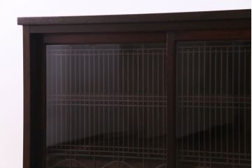 ラフジュオリジナル　組子引き戸　上質な和の雰囲気漂うリメイクローボード(収納棚)