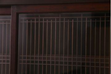 ラフジュオリジナル　組子引き戸　上質な和の雰囲気漂うリメイクローボード(収納棚)