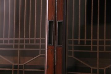 ラフジュオリジナル　組子引き戸　上質な和の雰囲気漂うリメイクローボード(収納棚)