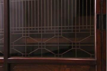 ラフジュオリジナル　組子引き戸　上質な和の雰囲気漂うリメイクローボード(収納棚)