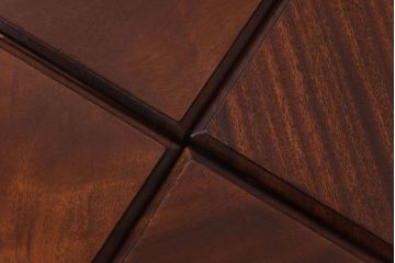 アンティーク家具　イギリスアンティーク　激レア　ウォールナット材　珍しいデザインがおしゃれなネストテーブル(センターテーブル)(R-030476)