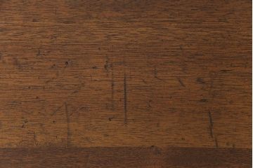 昭和レトロ　リメイク　懐かしさ感じる素朴な佇まいの作業テーブル(作業台、ダイニングテーブル)(1)