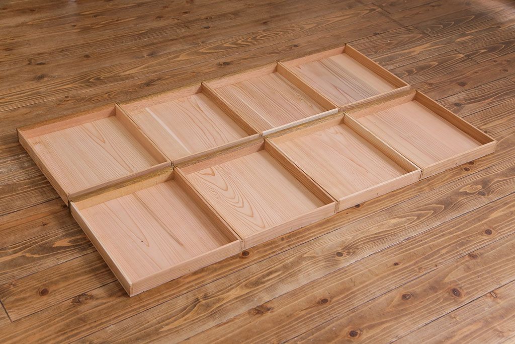 昭和レトロ　リメイク　懐かしさ感じる素朴な佇まいの作業テーブル(作業台、ダイニングテーブル)(2)