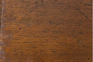 昭和レトロ　リメイク　懐かしさ感じる素朴な佇まいの作業テーブル(作業台、ダイニングテーブル)(2)