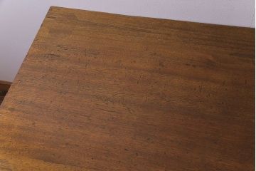 昭和レトロ　リメイク　懐かしさ感じる素朴な佇まいの作業テーブル(作業台、ダイニングテーブル)(2)