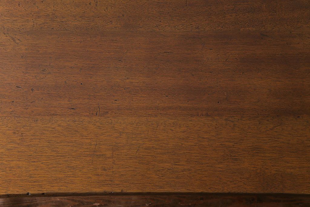 昭和レトロ　リメイク　懐かしさ感じる素朴な佇まいの作業テーブル(作業台、ダイニングテーブル)(2)