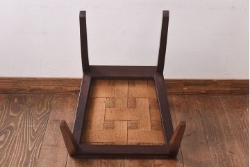 アンティーク家具　イギリスアンティーク　ウォールナット材　象嵌が魅力のクラシカルなチェア(ダイニングチェア、椅子)(1)