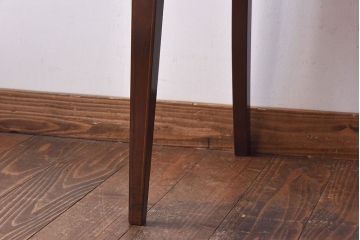 アンティーク家具　イギリスアンティーク　ウォールナット材　象嵌が魅力のクラシカルなチェア(ダイニングチェア、椅子)(1)