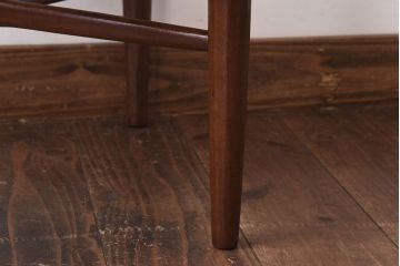 【E様ご成約品】G-PLAN(ジープラン)　Fresco(フレスコ)　赤いファブリックが可愛いサーキュラーチェア(ダイニングチェア、椅子)(1)