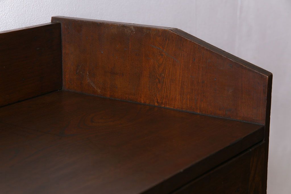 アンティーク家具　昭和初期　栓材製　大正ロマンの雰囲気漂うブックケース(収納棚、食器棚)