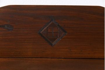 アンティーク家具　昭和初期　栓材製　大正ロマンの雰囲気漂うブックケース(収納棚、食器棚)