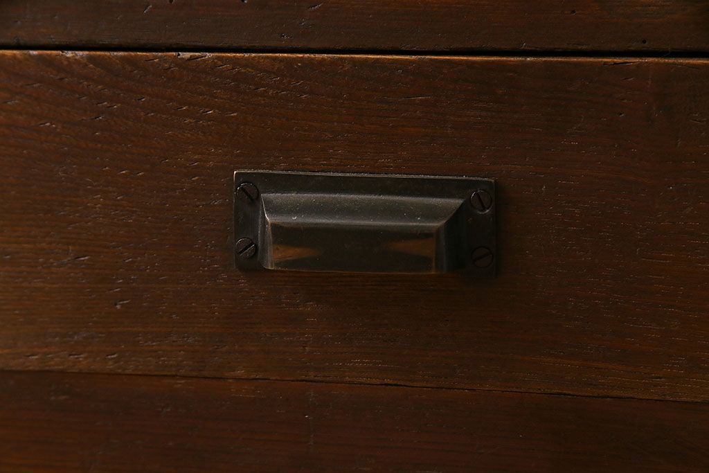 アンティーク家具　昭和初期　栓材製　大正ロマンの雰囲気漂うブックケース(収納棚、食器棚)