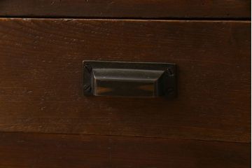 アンティーク家具　昭和初期　栓材製　大正ロマンの雰囲気漂うブックケース(収納棚、食器棚)