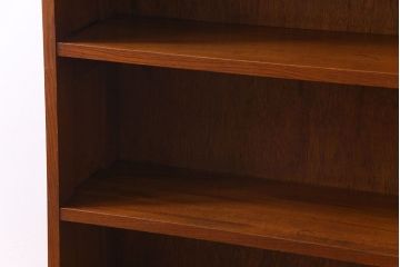 レトロ家具　昭和レトロ　素朴でシンプルなデザインが魅力の本棚(ウッドシェルフ、飾り棚)
