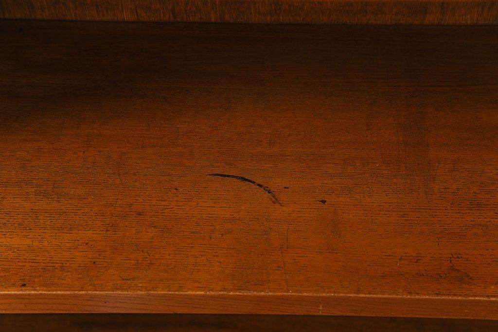 レトロ家具　昭和レトロ　素朴でシンプルなデザインが魅力の本棚(ウッドシェルフ、飾り棚)