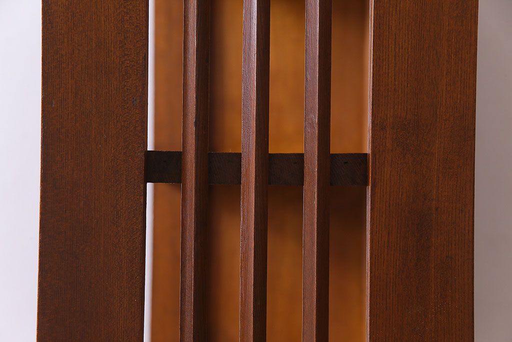 レトロ家具　昭和レトロ　素朴でシンプルなデザインが魅力の本棚(ウッドシェルフ、飾り棚)