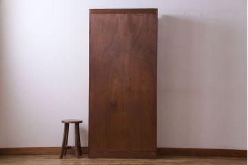 レトロ家具　昭和レトロ　素朴でシンプルなデザインが魅力の本棚(ウッドシェルフ、飾り棚)