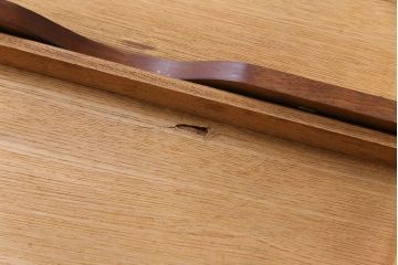 アンティーク雑貨　和製アンティーク　当店ペイント　シャビーな風合いと落ち着いた色味が魅力のレコードケース(サイドチェスト)